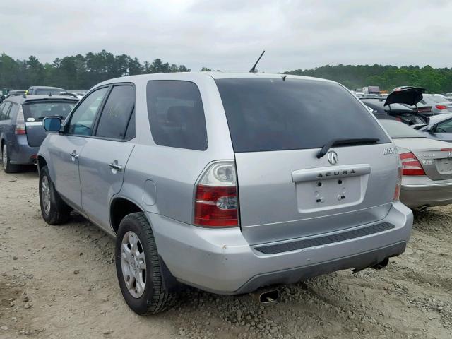 2HNYD18274H552321 - 2004 ACURA MDX SILVER photo 3