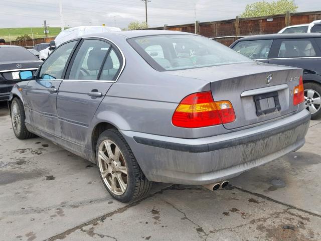 WBAEW53443PN30254 - 2003 BMW 330 XI BLUE photo 3