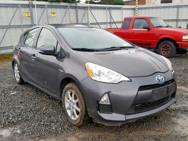 JTDKDTB32C1012462 - 2012 TOYOTA PRIUS C GRAY photo 1