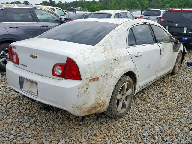 1G1ZC5E11BF132738 - 2011 CHEVROLET MALIBU 1LT WHITE photo 4