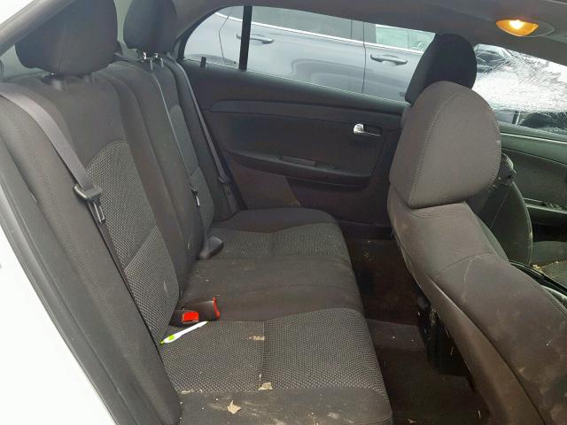 1G1ZC5E11BF132738 - 2011 CHEVROLET MALIBU 1LT WHITE photo 6