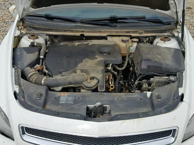 1G1ZC5E11BF132738 - 2011 CHEVROLET MALIBU 1LT WHITE photo 7