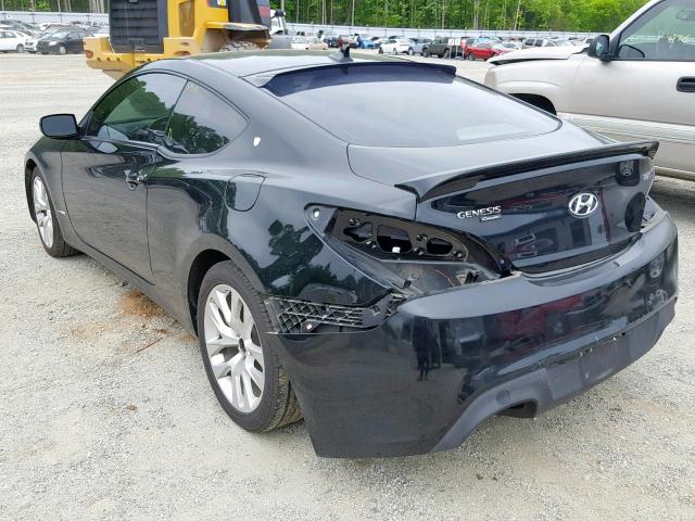 KMHHT6KD7DU088648 - 2013 HYUNDAI GENESIS CO BLACK photo 3