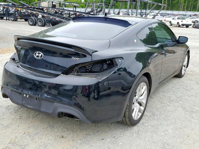 KMHHT6KD7DU088648 - 2013 HYUNDAI GENESIS CO BLACK photo 4