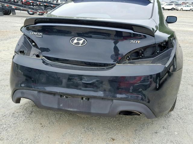 KMHHT6KD7DU088648 - 2013 HYUNDAI GENESIS CO BLACK photo 9