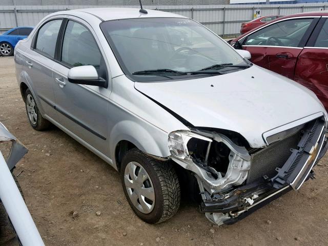 KL1TD5DE6BB184332 - 2011 CHEVROLET AVEO LS SILVER photo 1