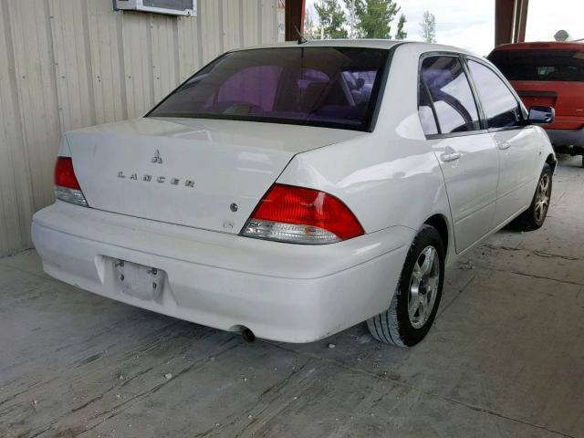 JA3AJ26E53U011510 - 2003 MITSUBISHI LANCER ES WHITE photo 4