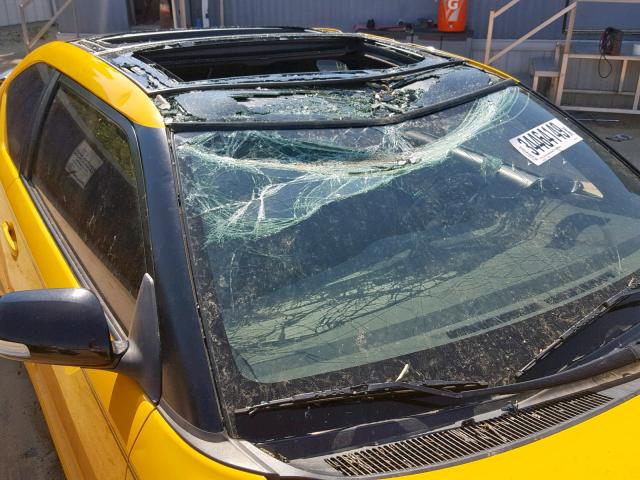 JTKJF5C75C3027229 - 2012 TOYOTA SCION TC ყვითელი ფოტო 9