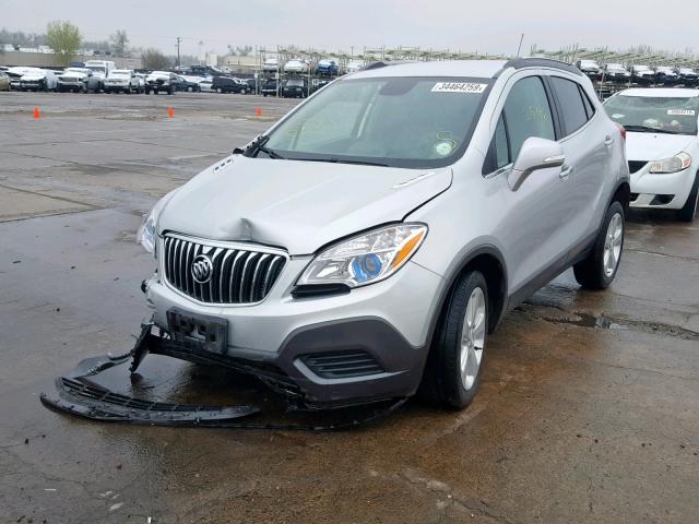 KL4CJESB6GB637473 - 2016 BUICK ENCORE SILVER photo 2