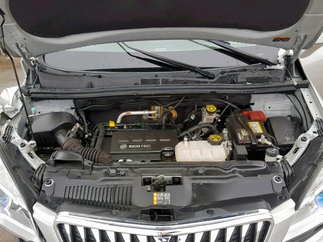 KL4CJESB6GB637473 - 2016 BUICK ENCORE SILVER photo 7