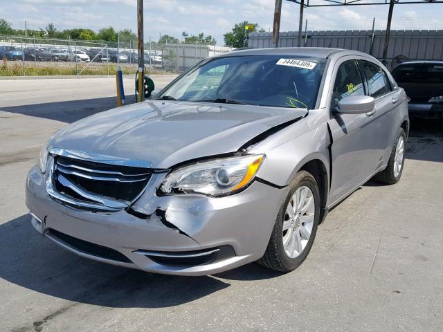 1C3CCBBB9DN570025 - 2013 CHRYSLER 200 TOURIN GRAY photo 2