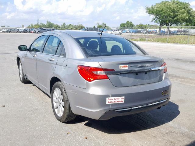 1C3CCBBB9DN570025 - 2013 CHRYSLER 200 TOURIN GRAY photo 3