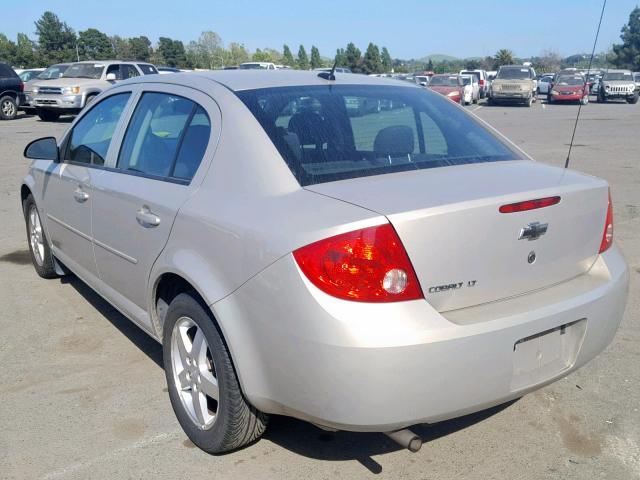 1G1AT58H297231398 - 2009 CHEVROLET COBALT LT BEIGE photo 3