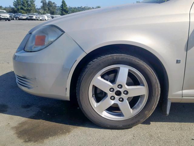 1G1AT58H297231398 - 2009 CHEVROLET COBALT LT BEIGE photo 9