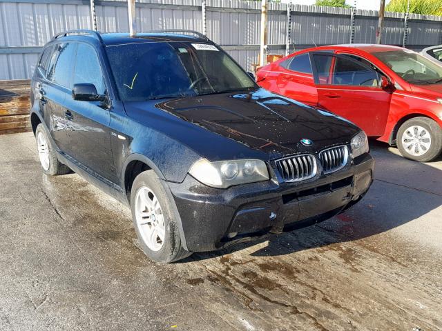 WBXPA93476WD26839 - 2006 BMW X3 3.0I BLACK photo 1