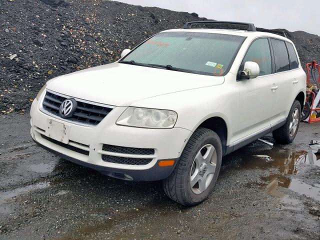 WVGBC77L84D043875 - 2004 VOLKSWAGEN TOUAREG 3. WHITE photo 2