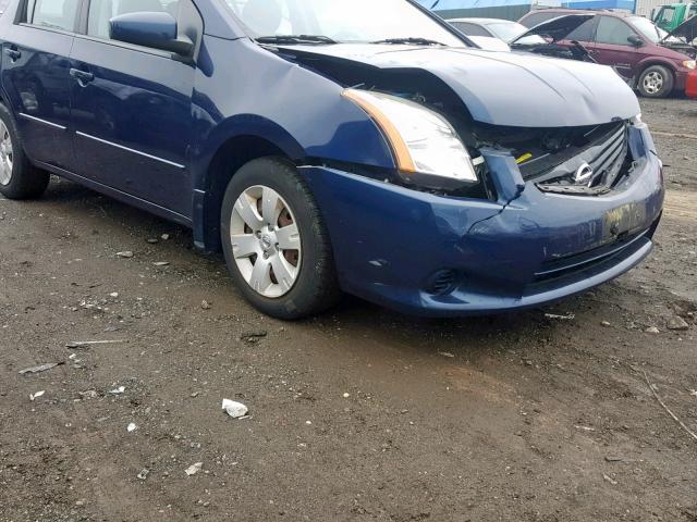 3N1AB6AP2CL617584 - 2012 NISSAN SENTRA 2.0 BLUE photo 9