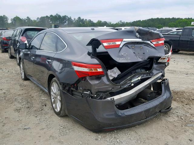 4T1BK1EB9DU033236 - 2013 TOYOTA AVALON BAS GRAY photo 3