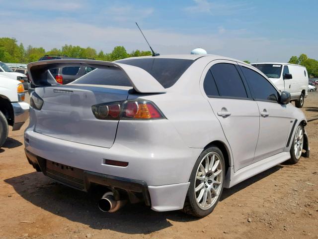 JA3AW86VX8U050301 - 2008 MITSUBISHI LANCER EVO CREAM photo 4