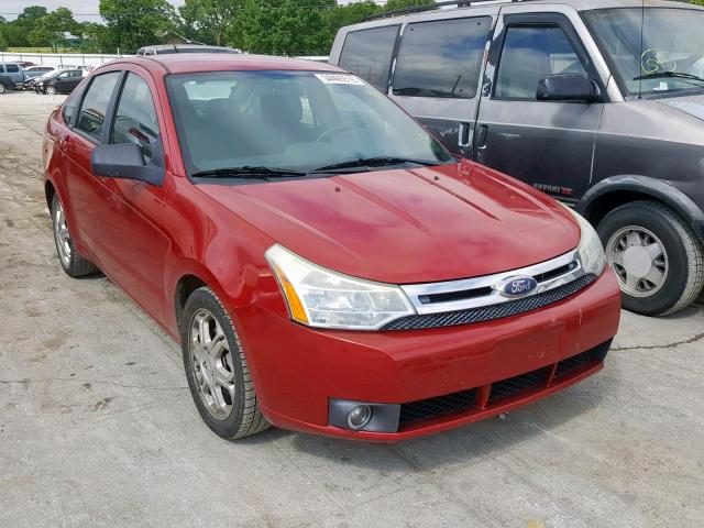 1FAHP36N79W217824 - 2009 FORD FOCUS SES RED photo 1