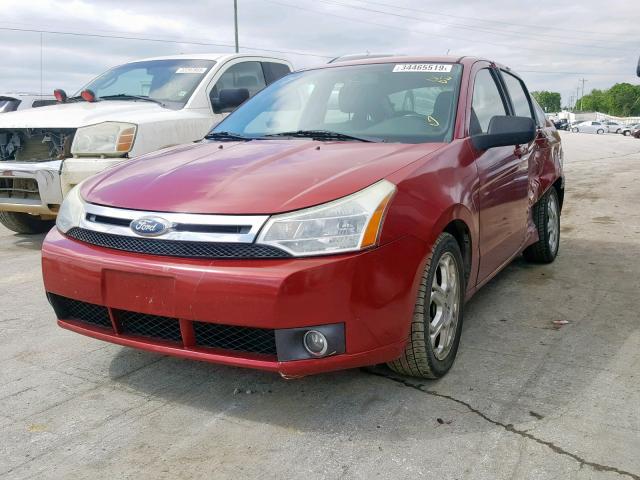 1FAHP36N79W217824 - 2009 FORD FOCUS SES RED photo 2