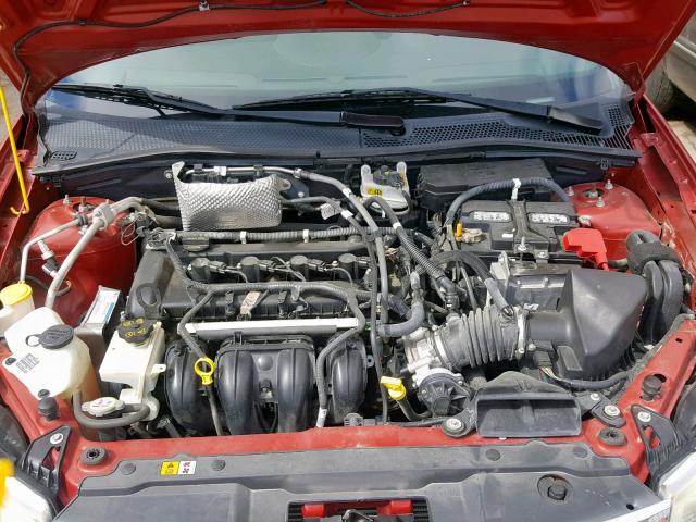 1FAHP36N79W217824 - 2009 FORD FOCUS SES RED photo 7