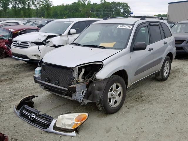 JTEGD20V050095043 - 2005 TOYOTA RAV4 SILVER photo 2