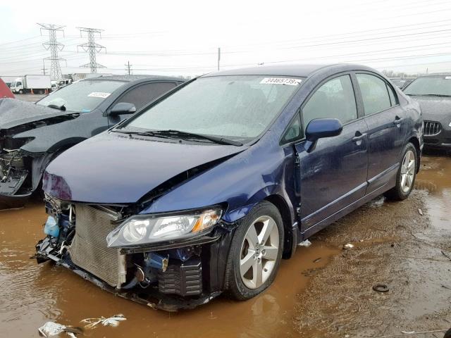 2HGFA16689H505710 - 2009 HONDA CIVIC LX-S Mavi foto 2
