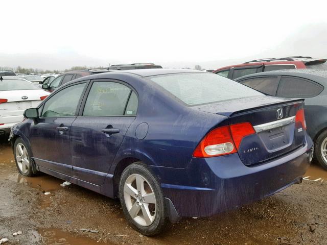2HGFA16689H505710 - 2009 HONDA CIVIC LX-S Mavi foto 3