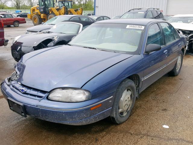 2G1WL52M1V9275607 - 1997 CHEVROLET LUMINA BAS BLUE photo 2