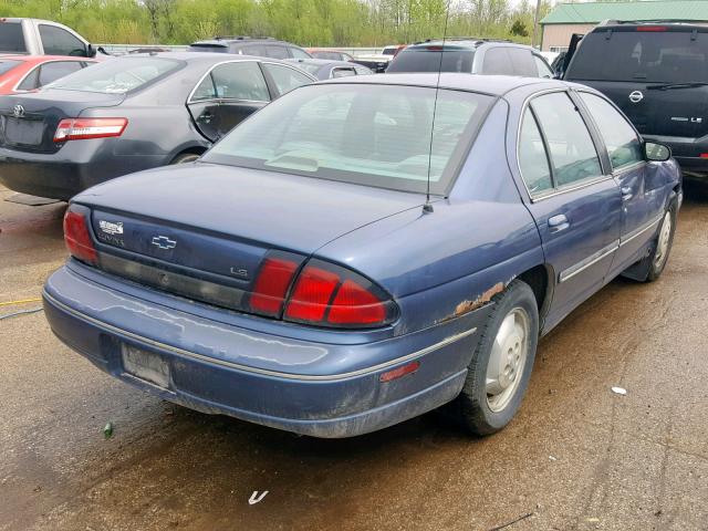 2G1WL52M1V9275607 - 1997 CHEVROLET LUMINA BAS BLUE photo 4