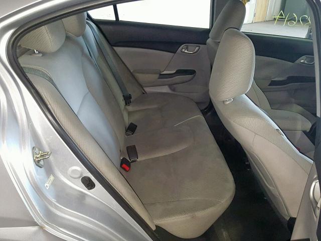 2HGFB2F58DH573251 - 2013 HONDA CIVIC LX SILVER photo 6