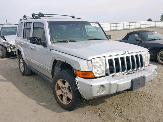 1J8HG58N76C252999 - 2006 JEEP COMMANDER SILVER photo 1