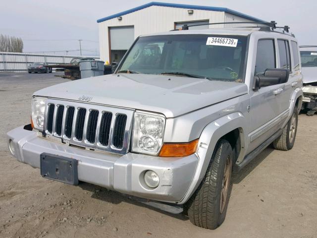 1J8HG58N76C252999 - 2006 JEEP COMMANDER SILVER photo 2