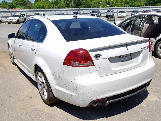 6G2ER57799L210353 - 2009 PONTIAC G8 WHITE photo 3