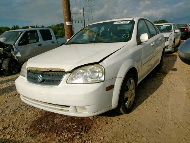 KL5JD56Z58K788176 - 2008 SUZUKI FORENZA BA WHITE photo 2