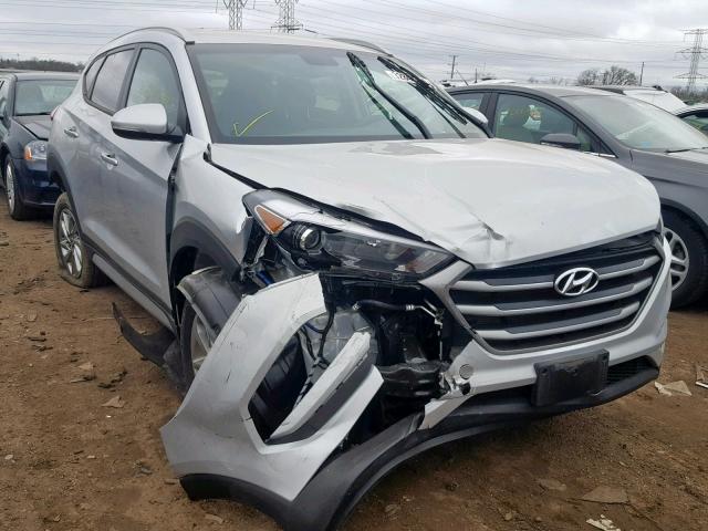 KM8J33A49JU799541 - 2018 HYUNDAI TUCSON SEL SILVER photo 1