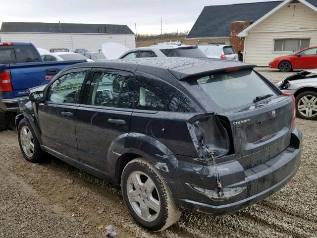 1B3HB28B78D735790 - 2008 DODGE CALIBER BLACK photo 3