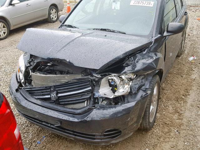 1B3HB28B78D735790 - 2008 DODGE CALIBER BLACK photo 9