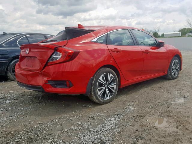 2HGFC1F79HH633732 - 2017 HONDA CIVIC EXL RED photo 4