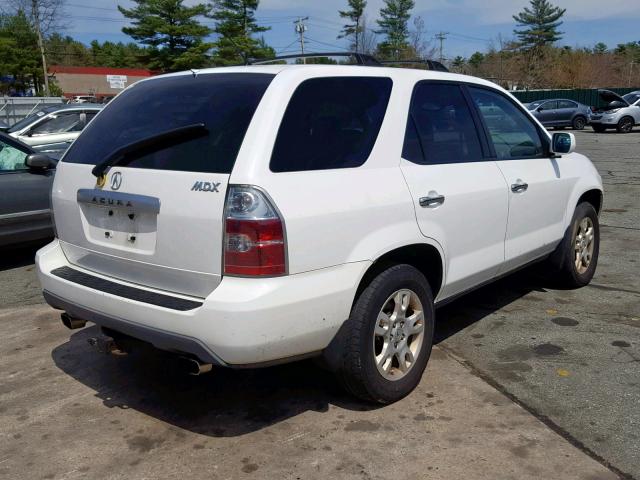 2HNYD18664H557772 - 2004 ACURA MDX TOURIN WHITE photo 4