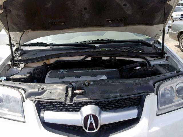 2HNYD18664H557772 - 2004 ACURA MDX TOURIN WHITE photo 7