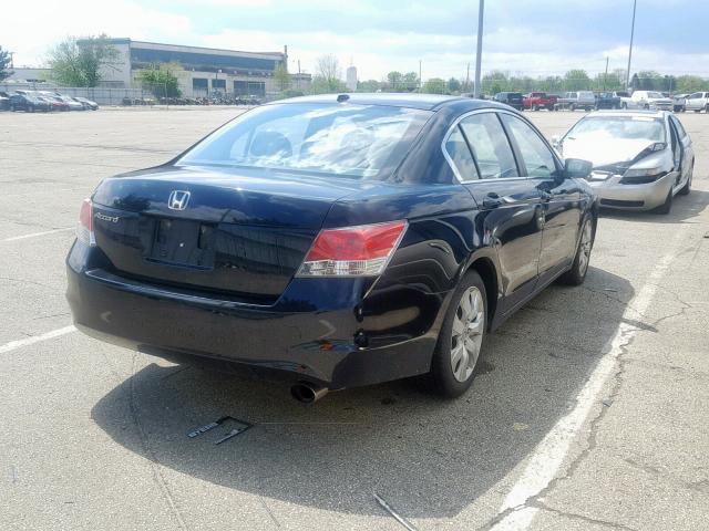 1HGCP26818A085715 - 2008 HONDA ACCORD EXL BLACK photo 4