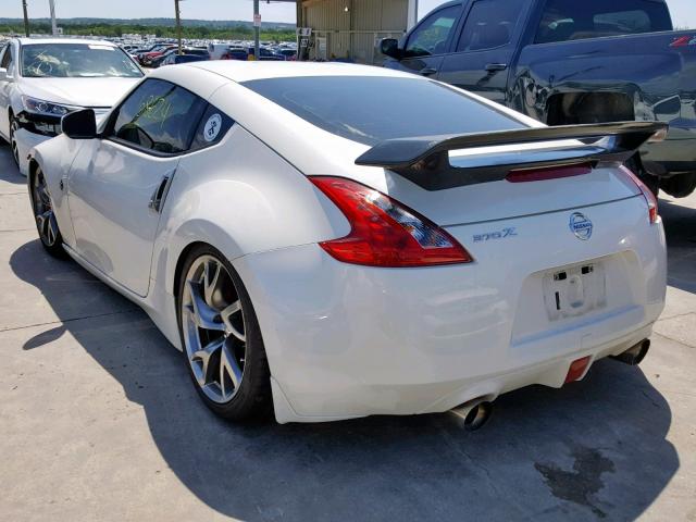 JN1AZ4EH8EM630500 - 2014 NISSAN 370Z BASE WHITE photo 3