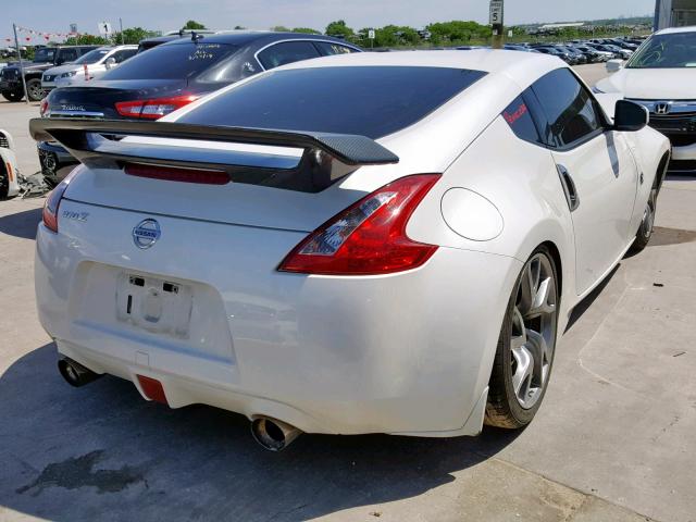 JN1AZ4EH8EM630500 - 2014 NISSAN 370Z BASE WHITE photo 4