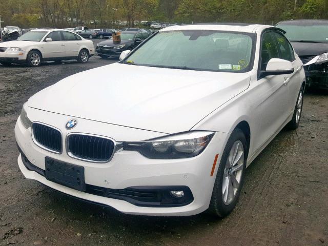 WBA8E5G39HNU44488 - 2017 BMW 320 XI WHITE photo 2