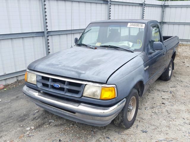 1FTCR10UXPTA20244 - 1993 FORD RANGER GRAY photo 2