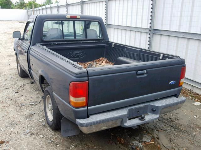 1FTCR10UXPTA20244 - 1993 FORD RANGER GRAY photo 3