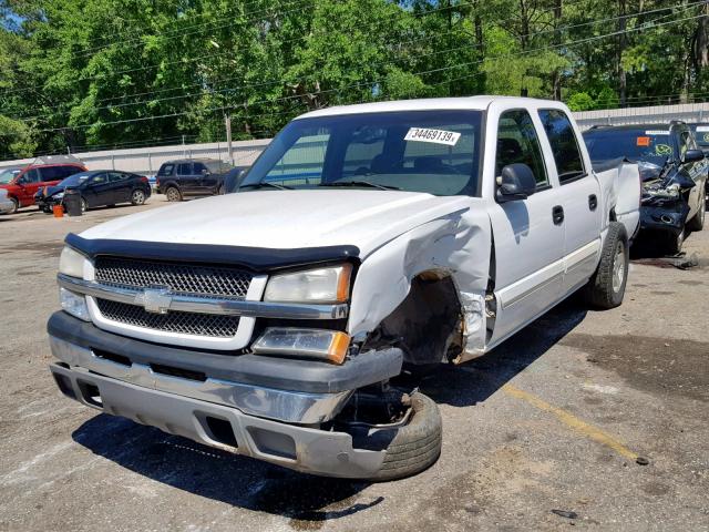 2GCEC13T951232715 - 2005 CHEVROLET SILVERADO WHITE photo 2