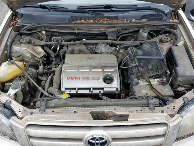 JTEDP21A340021295 - 2004 TOYOTA HIGHLANDER BEIGE photo 7